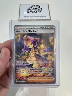 Acerola's Mischief 183/132 SIR Pokemon TCG Mega Evolution NM/M - Image 1
