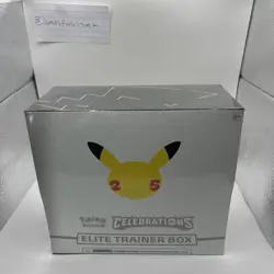 Pokemon Celebrations TCG Elite Trainer Box 25th Anniversary Edition, New Sealed - Image 1