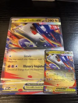 Pokemon TCG Mega Latias Ex MEP 011 Black Star Promo & Jumbo Lenticular NM/M - Image 2