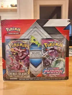 Pokemon TCG - Sword & Shield Fusion Strike & Rebel Clash Blister Pack - Image 1
