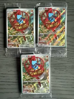 Pokemon (3) Riolu 10 Black Star Promo Illustration Rare Sealed Mega Evolutions - Image 1