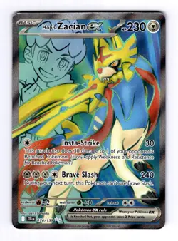 Hop's Zacian ex - 176/159 SV09: Journey Together #176 Ultra Rare Holo NM Pokemon - Image 1