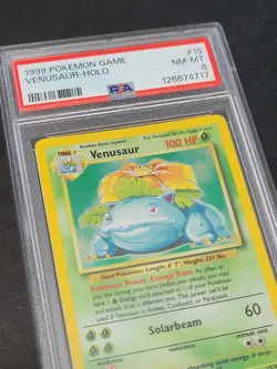 1999 Pokemon Game Venusaur-Holo #15 PSA NM-MT 8 - Image 4