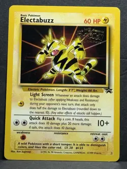 Electabuzz 2 First Movie Black Star Promo Pokemon LP - Image 1