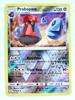 Probopass 141/236 Reverse Holo Cosmic Eclipse Pokemon 2019 - Image 1