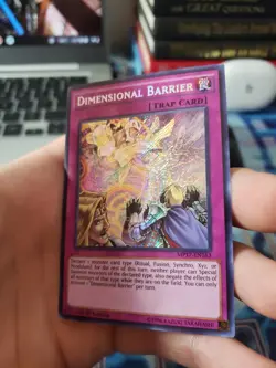 Dimensional Barrier - MP17-EN163 Secret Rare 1st Edition NM-LP Free Shipping - Image 1