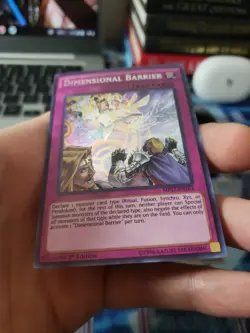 Dimensional Barrier - MP17-EN163 Secret Rare 1st Edition NM-LP Free Shipping - Image 2