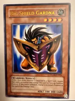 YuGiOh Big Shield Gardna DL09-EN004 Duelist League Bronze Foil LP - Image 1
