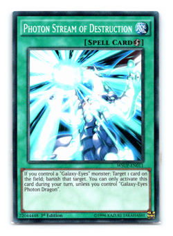 Photon Stream of Destruction - WSUP-EN011 - Super Rare - 1st Edition Yugioh - Image 1