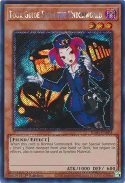Tour Guide From the Underworld - RA01-EN005 - Platinum Secret Rare - Yugioh - Image 1