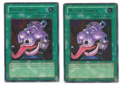 Yugioh! 2x Pot of Avarice EEN-EN037 Ultimate Rare 1st Edition First - Image 1