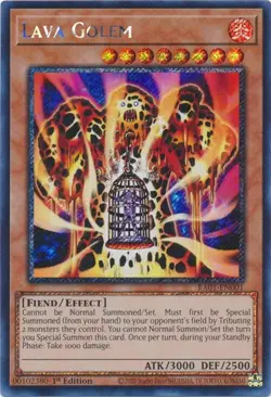 Lava Golem - RA01-EN001 - Platinum Secret Rare - Yugioh - Image 1
