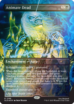 Mtg Magic Card Secret Lair Iron Maiden Album Art FOIL English Sealed Presale - Image 4