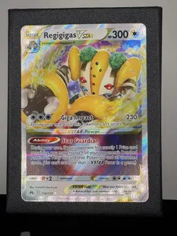 Regigigas Vstar 114/159 Crown Zenith Ultra Rare Full Art Holo Card Pokemon NM - Image 1