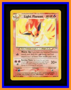 Light Flareon - 46/105 - Neo Destiny - Uncommon Card - Pokemon Card - Image 1