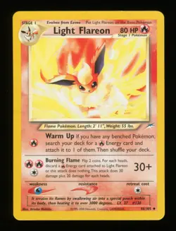 Light Flareon - 46/105 - Neo Destiny - Uncommon Card - Pokemon Card - Image 4