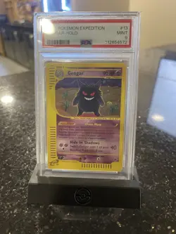 Pokemon Gengar Holo Card Expedition Base Set 13/165 PSA9 (POP 432) - Image 1