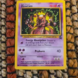 1999 MEWTWO Black Star Promo #14 RARE VINTAGE Pokemon Card Mint Condition - Image 1