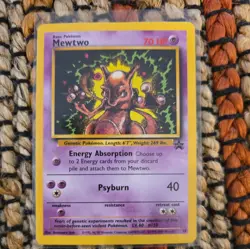 1999 MEWTWO Black Star Promo #14 RARE VINTAGE Pokemon Card Mint Condition - Image 3
