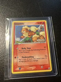Growlithe 55/92 Ex Legend Maker Holo Stamped Pokemon Card NM - Image 1