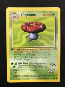 Pokemon Vileplume 31/64 Jungle Rare First Edition Wizards ENG Vintage Cards - Image 1