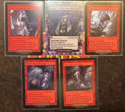 Divorced Dads - Alimony The World Ender Complete Set (5 Cards) TCG - Image 1