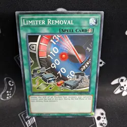 Limiter Removal SDKS-EN028 1st Edition LP Lightly Played Yu-Gi-Oh! Card - Image 1