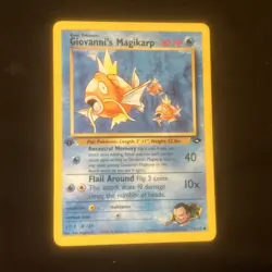 Pokemon Card Gym Challenge 73/132 Giovanni's Magikarp 1st Edition NM Condition - Image 1