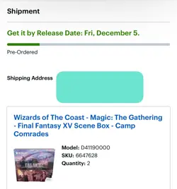 PRESALE Magic The Gathering - Final Fantasy XV Scene Box Camp Comrades - Image 2