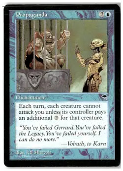 MTG Propaganda - Tempest Heavily Played English - Image 1