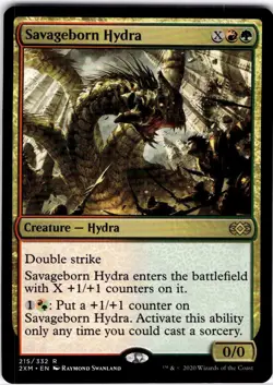 MTG Savageborn Hydra Double Masters Rare #215 - Image 1