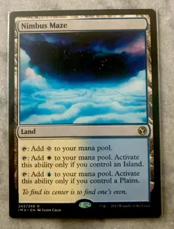 MTG Nimbus Maze Iconic Masters 242/249 Regular Rare LP - Image 1