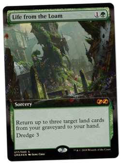 Life from the Loam-- MTG (NM/M FOIL Box Topper) - Ultimate Masters - See scans!! - Image 1