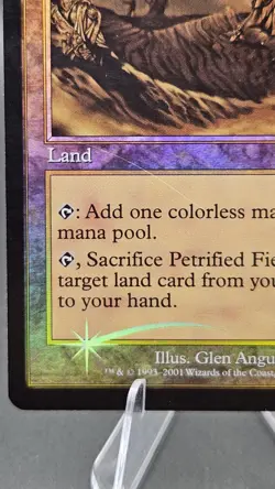 Petrified Field FOIL Odyssey LP-/MP+ MTG Magic the Gathering - Image 2