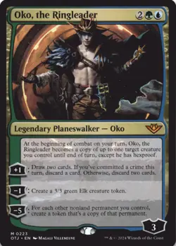MTG Oko, the Ringleader Normal NM Outlaws of Thunder Junction Magic 223 - Image 1