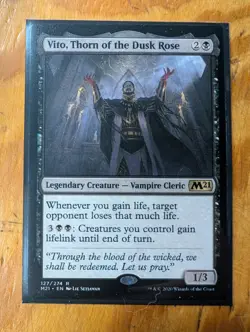MTG Magic the Gathering Vito, Thorn of the Dusk Rose Core Set 2021 Regular - Image 1