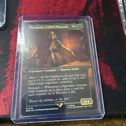 Cleopatra, Exiled Pharaoh - Foil - Borderless - Universes Beyond: Assassin's Cre - Image 1