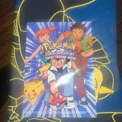 Topps Pokemon Card SERIES 2 CHECKLIST - Blue NON-HOLO Movie Animation Version - Image 1
