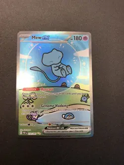 Pokemon 2024 Paldean Fates Shiny Mew ex 232/091 Special Illustration Rare - Image 1