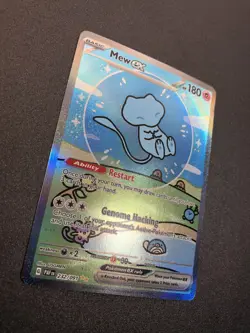 Pokemon 2024 Paldean Fates Shiny Mew ex 232/091 Special Illustration Rare - Image 2