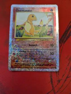 Pokemon TCG - Charmander - 70/110 - Reverse Holo Legendary -RARE MISPRINT LINE - Image 1