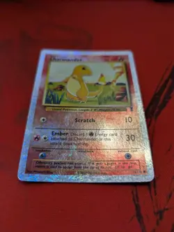 Pokemon TCG - Charmander - 70/110 - Reverse Holo Legendary -RARE MISPRINT LINE - Image 2