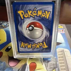 Pokemon Blaine's Moltres W / Swirl Gym Heroes 1/132 Psa 6 - Image 2