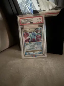 2008 Pokemon Diamond & Pearl Majestic Dawn #98 Glaceon LV.X-Holo PSA 6 - Image 3