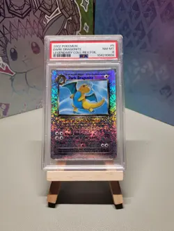 Pokemon Dark Dragonite Legendary Coll. Reverse Holo Rare #5 PSA 8 - Image 1