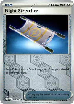 💠Pokemon - Night Stretcher - Reverse Holo - 061/064 - Shrouded Fable (NM)💠 - Image 1