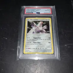 2020 Pokemon SWSH #129 Duraludon Holo Vivid Voltage PSA 10 - Image 1