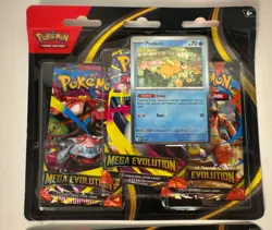 2 Pokemon TCG ME01 Mega Evolution 3 Pack Booster Blister Sealed Bundle New - Image 2