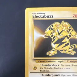 Electabuzz 020/102 Base Set Pokemon vintage 1999 WotC Non-Holo Rare - Image 2