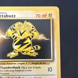 Electabuzz 020/102 Base Set Pokemon vintage 1999 WotC Non-Holo Rare - Image 3